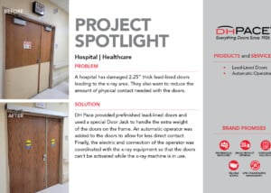 Project Spotlight on Healthcare_Lead-Lined Doors