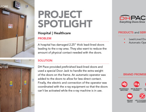 New Lead-Lined Doors for Hospital