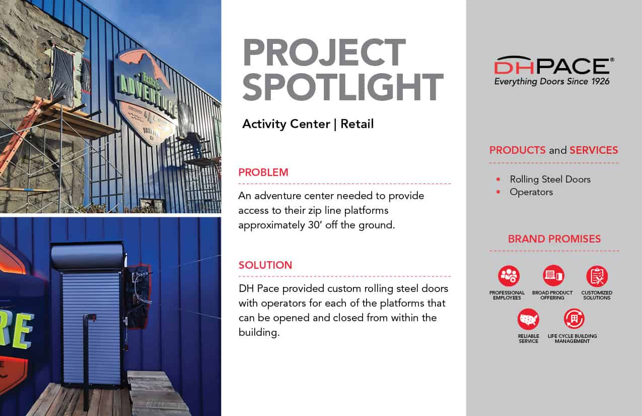 Project Spotlight on Custom Doors for Activity Center