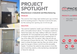 Project Spotlight on Manufacturing