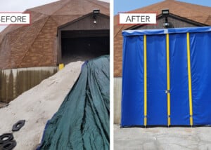 Salt Dome Before and After