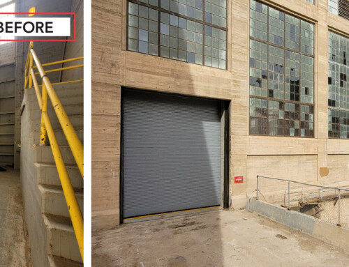 Rolling Steel Door Improves Safety at Dam